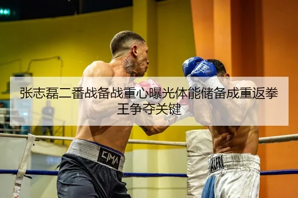 张志磊二番战备战重心曝光体能储备成重返拳王争夺关键